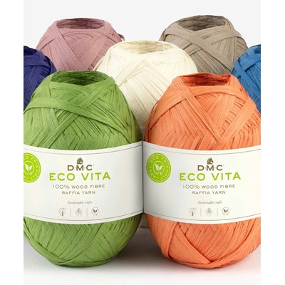 Laine à tricoter - Eco-Vita-Raffia - Lot 2 - DMC