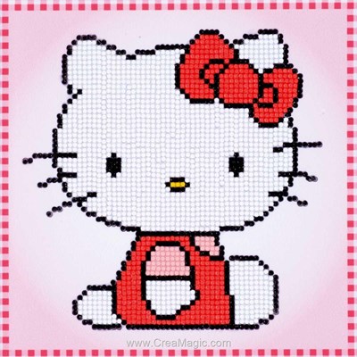 Kit broderie diamant Vervaco hello kitty