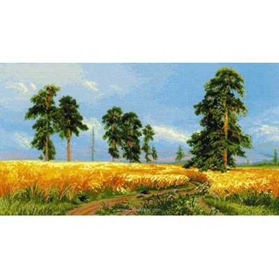 Kit à broder a rye field after i. Shishkin's painting - RIOLIS