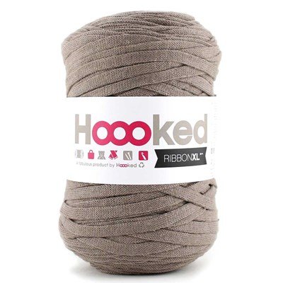 Ribbon xl hoooked DMC earth taupe