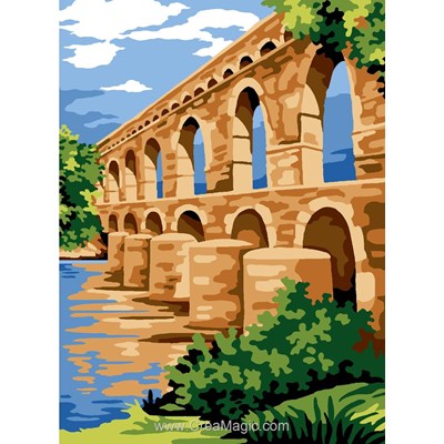 Canevas Margot pont du gard