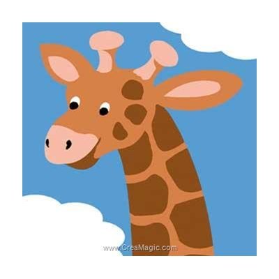 SEG kit canevas pour enfants tête de girafe