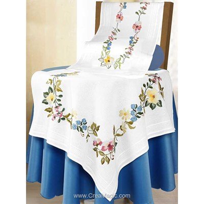 Kit nappe Duftin en broderie traditionnelle merra