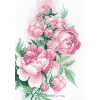 Broderie Fleurs et Plantes - Lush Péonies - RIOLIS