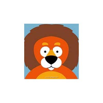 Kit canevas SEG pour enfant monsieur lion