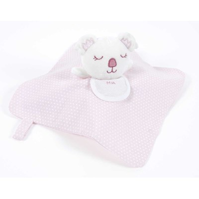 Doudou pour bébé à broder koala plat rose de DMC