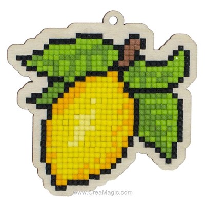 Kit broderie diamant lemon de Wizardi