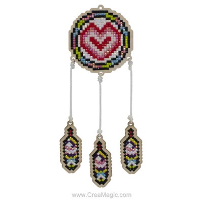 Broderie diamant love catcher de Wizardi