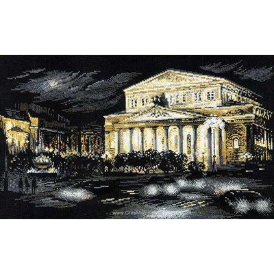 Broderie point de croix bolshoi theatre de RIOLIS