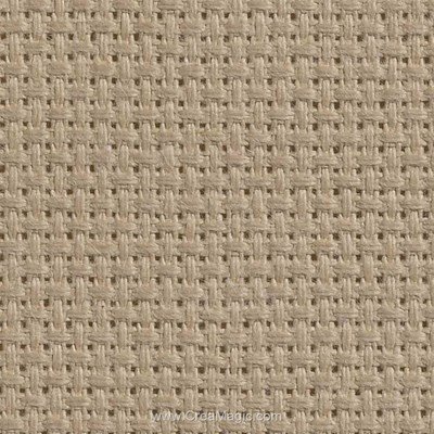 Toile aida 5.5 pts beige - gold standard - Charles Craft à broder