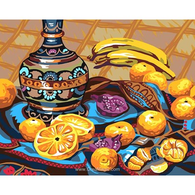 Plateau gourmand canevas - Collection d'art