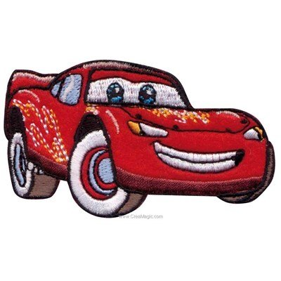 doudou peluche cars flash mcqueen tissu satiné