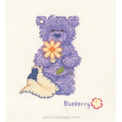 Blueberry - myrtille kit à broder - Popcorn