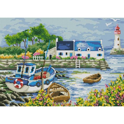Kit broderie diamant silent bay - Diamond Painting