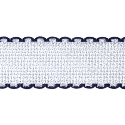 Galon aida 6 pts - border bleu marine de DMC