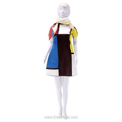 Set couture twiggy mondriaan DRESS YOUR DOLL