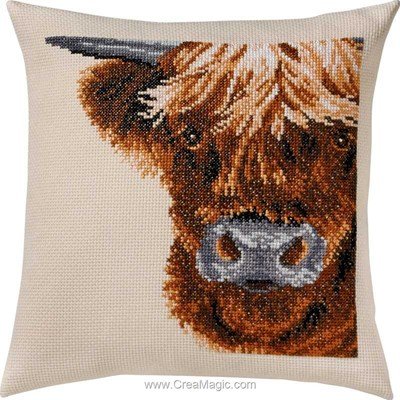 Coussin scottish highl cow - Permin