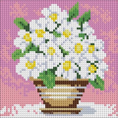 Kit broderie diamant Diamond Painting field flowers