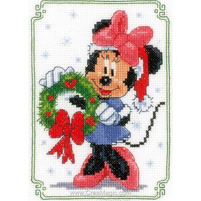 Le noël de minnie disney la broderie - Vervaco