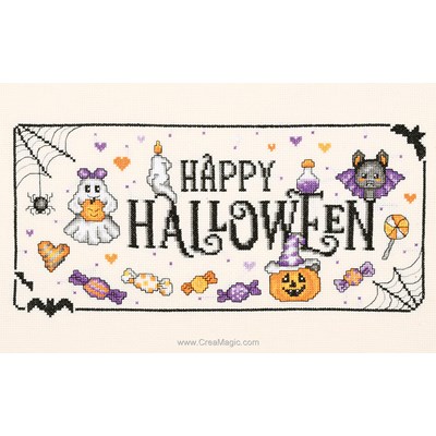 broderie Point compté Happy halloween - Vervaco