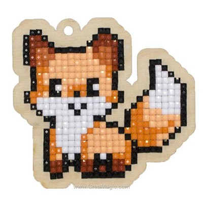 Broderie diamant fox - Wizardi