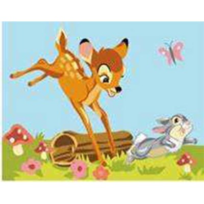 Jeux de bambi et panpan - disney canevas - DMC