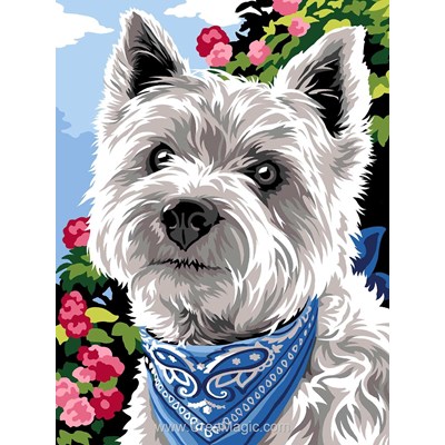 Westy au bandana canevas de SEG