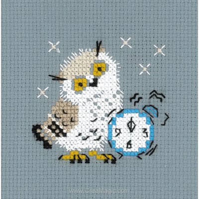 broderie point compté Alarm clock - RIOLIS
