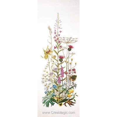 Wild flowers sur lin kit Thea Gouverneur à broder