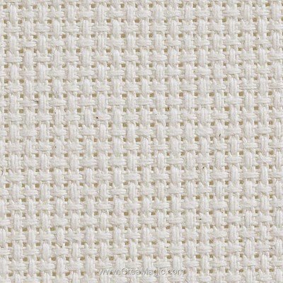 Toile aida 5.5 pts naturel - gold standard à broder - Charles Craft
