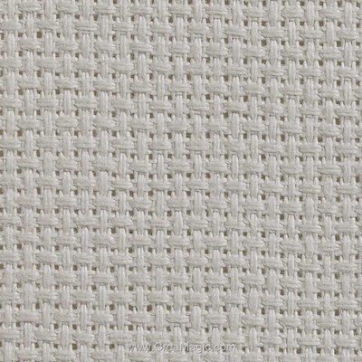 Toile aida 5.5 pts platinium - gold standard de Charles Craft à broder