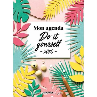 Livre - Mon agenda do it yourself 2020 - promotion - Librairie Créative