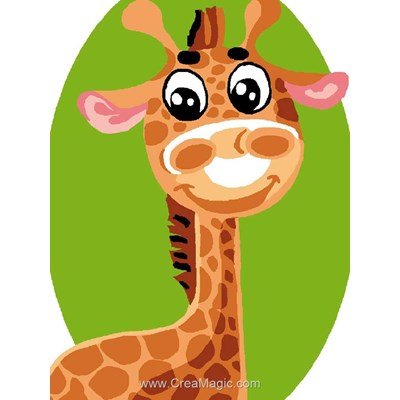 Rigolotte girafe kit canevas débutant - Luc Création