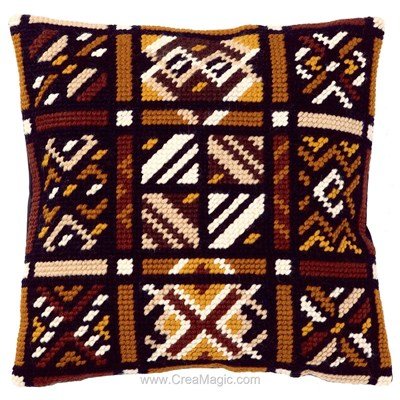 Kit coussin afrique au demi point - Royal Paris