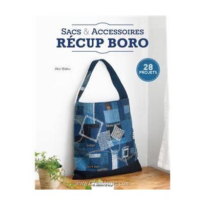 Livre - Sacs & accessoires recup boro - 28 projets - Librairie Créative