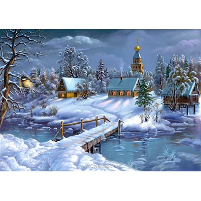 Kit broderie diamant winter de Diamond Painting