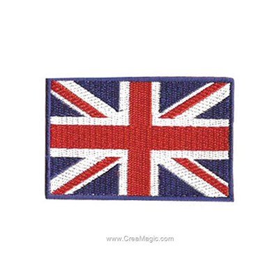 Ecusson brodé thermocollant drapeau angleterre mini de MLWD