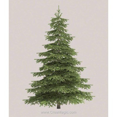 Toile aida 5.5 pts imprimée petit sapin de noel - Brod'star