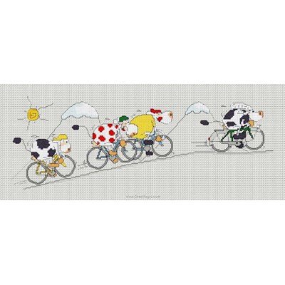 Kit au point croix compté Anagram le tour de france