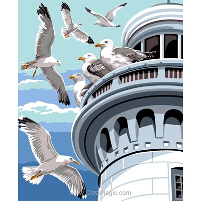 Canevas Mer et Plage - Les gardiens du phare - Margot