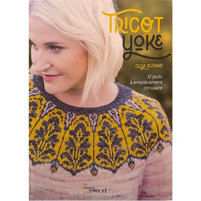 Livre Tricot yoke - 12 pulls a empiecement circulaire - Librairie Créative