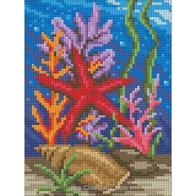 Broderie diamant Diamond Painting under water world