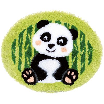 Kit tapis point noue petit panda de Vervaco