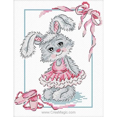 Kit broderie Lapin danseuse - MP Studia