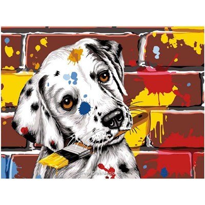 SEG canevas dalmatien petit graffeur