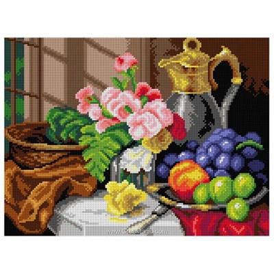 Canevas Cuisine - Canevas Carnations in a Glass Vase - d'après Eloise Harriet Stannard - Orchidea