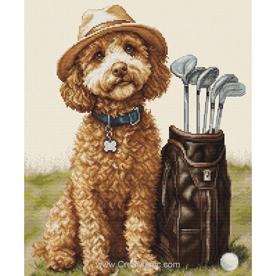 Broderie Chiens - The master golfer - Luca-S