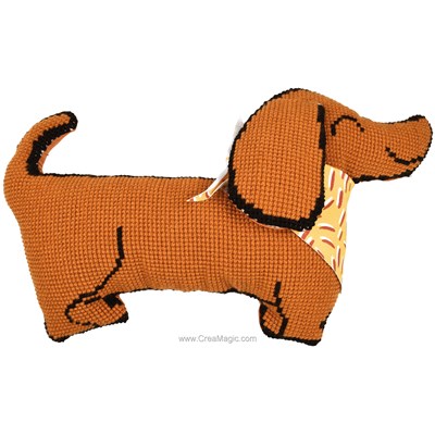 Coussin Teckel dos inclus - Vervaco
