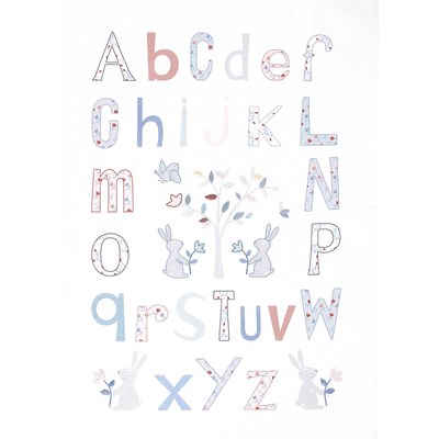 Kit de broderie traditionnelle alphabet folk - DMC