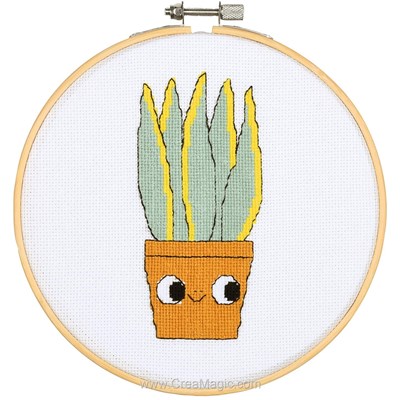 Kit au point de croix compté cactus - eva m de Vervaco